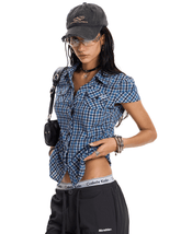 Vintage Plaid Fitted Shirt - COPPING THREADS - 0123Start